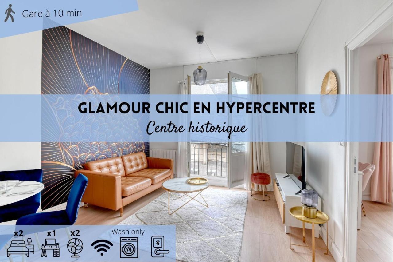 Glamour Chic En Hyper Centre Pour 4 - Wifi - Sauna Pour 2 - Mylittlestay Ruan Exterior foto